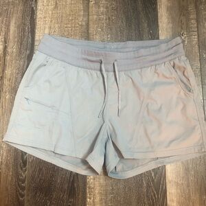 Women's Light Gray North Face Shorts